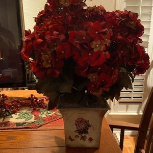 Hydrangea artificial floral planter